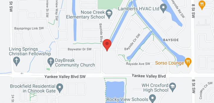 map of 506 1530 Bayside Avenue SW
